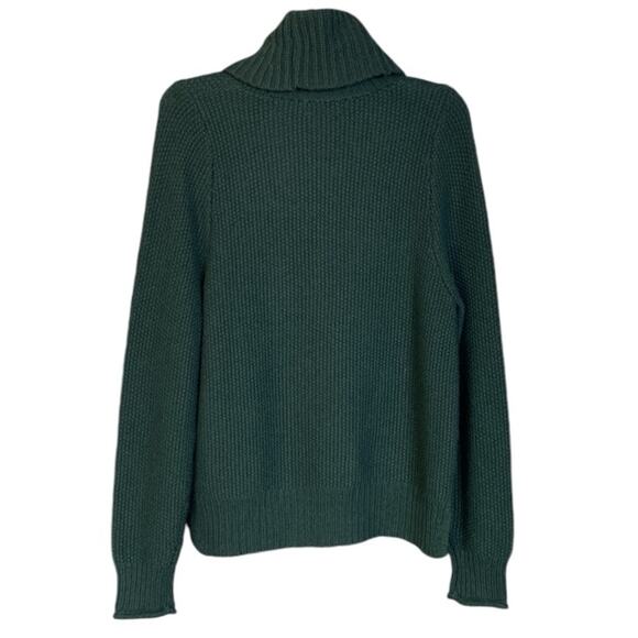 Madewell Varick Turtleneck Sweater in Green - Picture 3 of 6